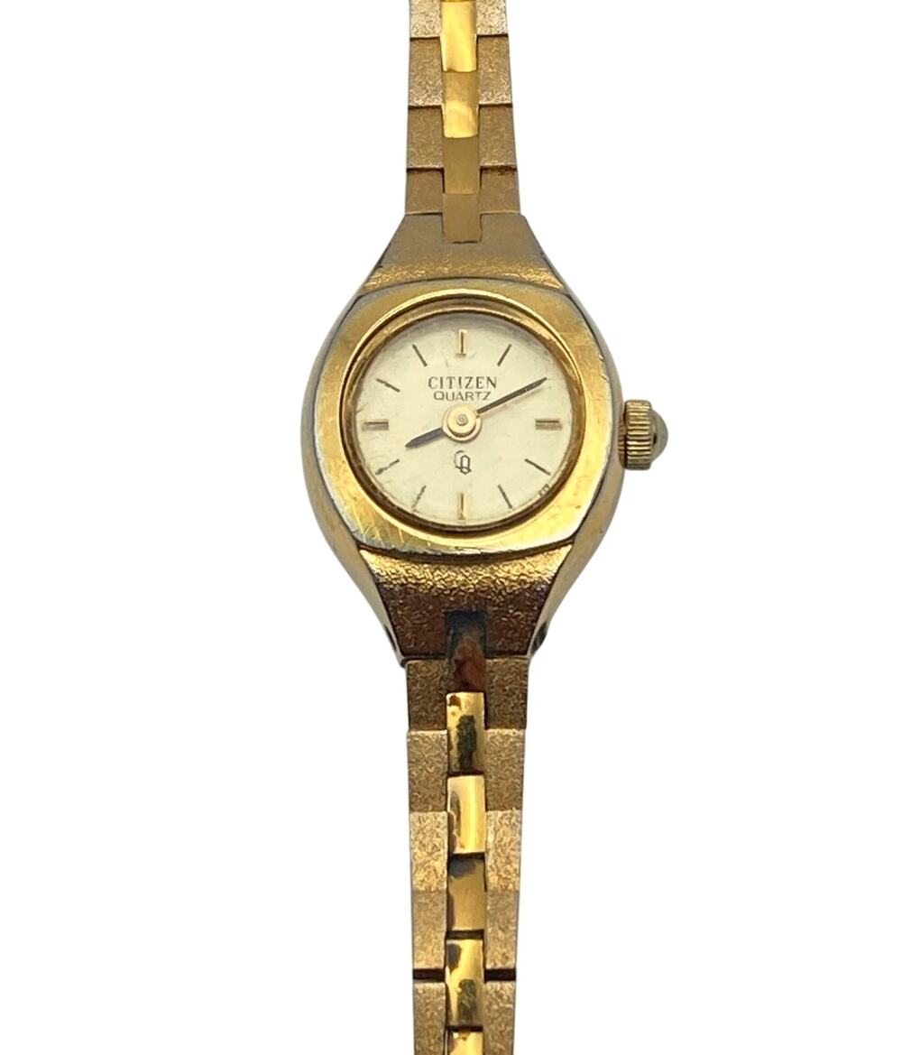VTG Citizen CQ Women's Petite Dress Cocktail Watch 16mm - New Battery Wrist 6.5"